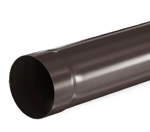 Водосток Aquasistem, система 125x90 - Труба водосточная 3.00м RR 32 Тёмно Коричневый купить в Чебоксарах