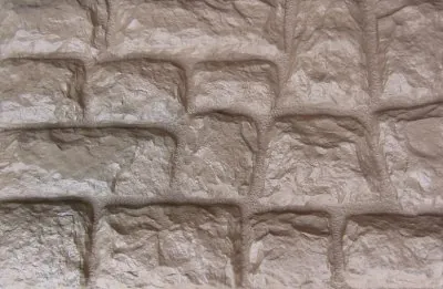 Фасадная панель Аэлит Камень крупный Бежевый