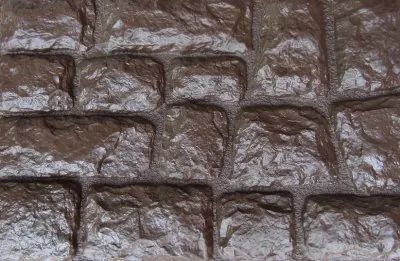 Фасадная панель Аэлит Камень крупный Коричневый