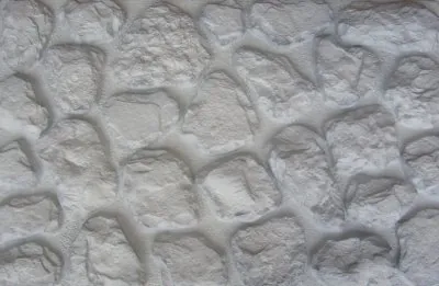 Фасадная панель Аэлит Камень мелкий Белый