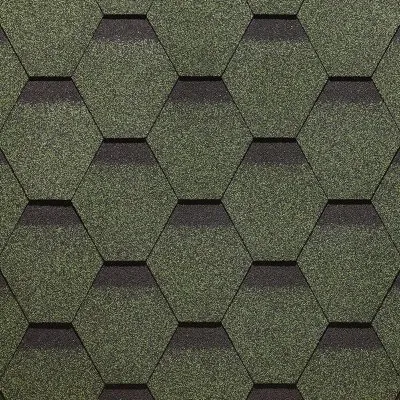 Гибкая черепица Docke, коллекция Сота – Зеленый