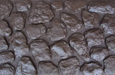 Фасадная панель Аэлит Камень мелкий Коричневый