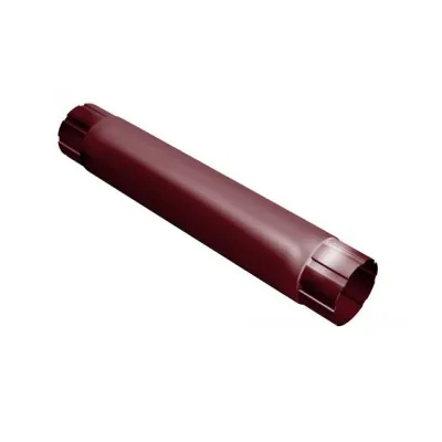 Водосток Grand Line 125x90 –Труба соединительная 1 метр RAL 3005