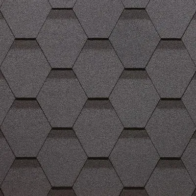 Гибкая черепица Docke, коллекция Сота – Серый