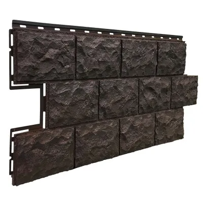 Фасайдинг Серия «Доломит» Тёмно Коричневый