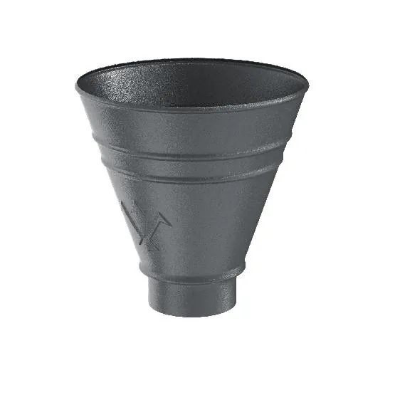 Водосток Aquasistem, Система 125/90 - Воронка водосборная круглая RR 23 Маренго matt купить в Чебоксарах