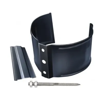 Водосток Grand Line 125x90 – Хомут трубы (на кирпич) RAL 7024