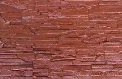 Фасадная панель Аэлит Пласт плоский Кирпичный