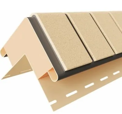 Угол Наружный к Фасадным Термопанелям Доломит Кирпич 20 мм Светло-ЖелтыЙ