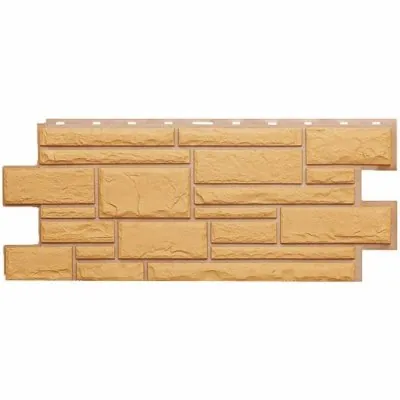 Фасадная панель Техоснастка, Камень Дикий, Бежевый