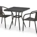 Комплект плетеной мебели AFINA из иск. ротанга T282BNT/Y137C-W53 Brown 2Pcs купить в Чебоксарах