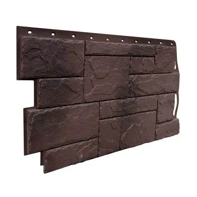 Фасадная панель FineBer, Камень Природный, Коричневый