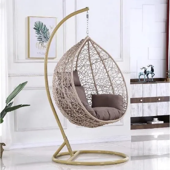 Кресло Подвесное из искусственного ротанга AFM-169A-LB Beige купить в Чебоксарах