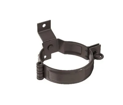 Водосток Aquasistem, система 125x90 - Декоративный хомут трубы под дерево с комплектом крепления RR 32 Тёмно-Коричнневый