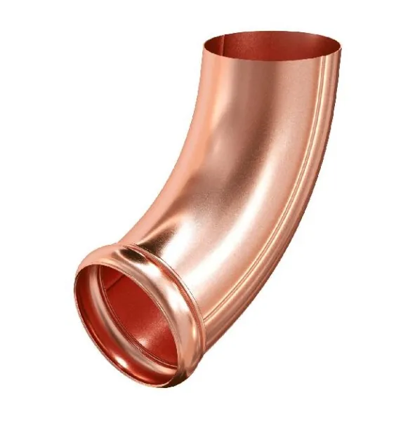 Водосток Aquasistem, система 125x90 - Отвод трубы декоративный медный купить в Чебоксарах