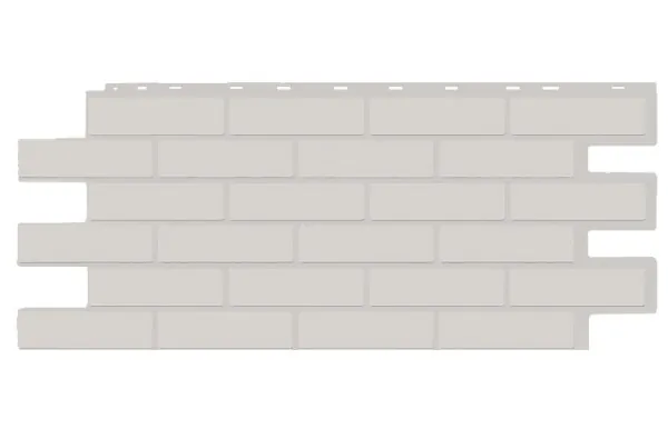 Фасадная панель T-Siding Кирпич Модерн Эко Уайт купить в Чебоксарах