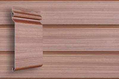 Сайдинг 3,0 Grand Line Natural-Брус Tundra рябина