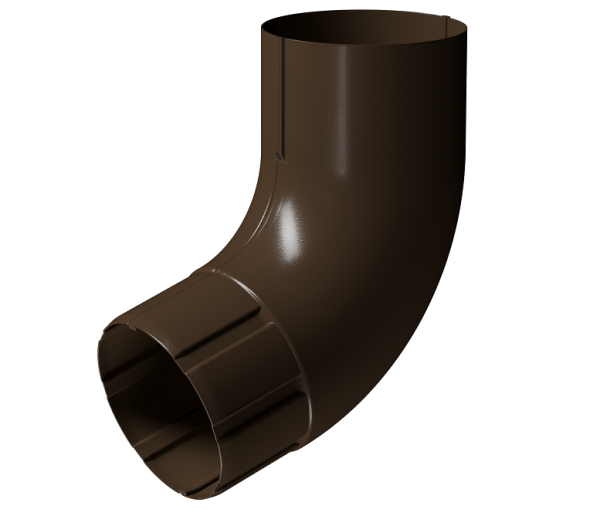 Колено 72° D90 Döcke STAL PREMIUM Каштан, (RAL 8017) купить в Чебоксарах