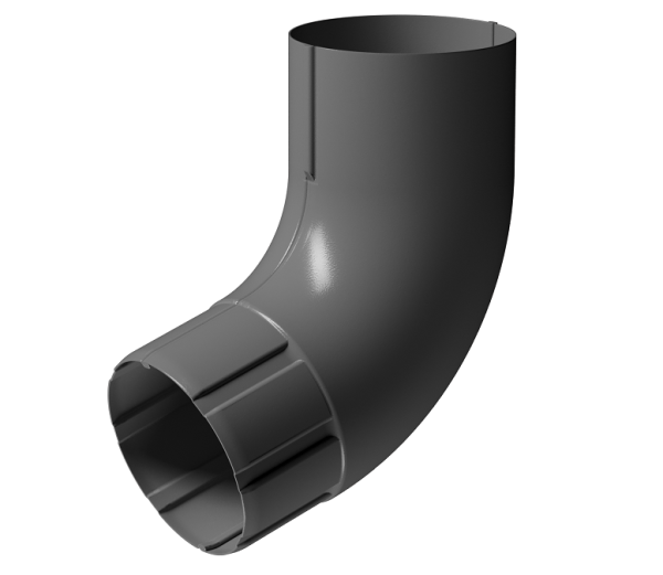 Колено 72° D90 Döcke STAL PREMIUM Графит, (RAL 7024) купить в Чебоксарах