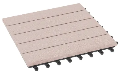 Модульный паркет ДПК GRINDERDECO Комфорт 3 Выбеленный дуб