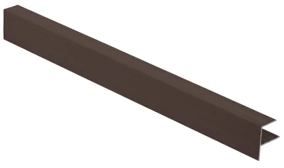 F-профиль Grinder закрывающий коричневый