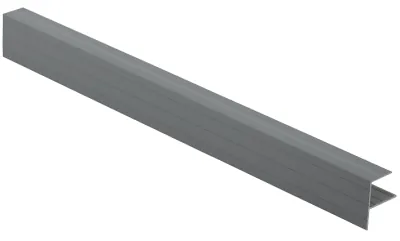 F-профиль Grinder закрывающий серый