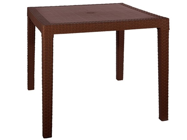 Стол квадратный FIJI Quatro Table Коричневый купить в Чебоксарах