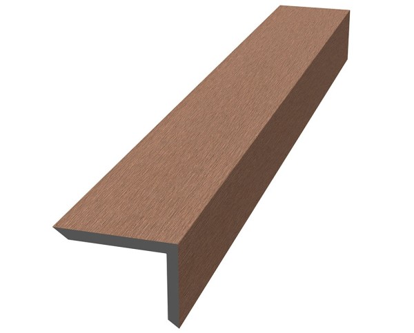 Уголок ДПК для террасной доски NauticPrime, 60x40x2900мм Кедр купить в Чебоксарах