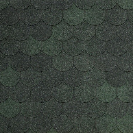 Гибкая черепица Tegola ASSISI verde 473 купить в Чебоксарах