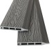 Заборная панель шип-паз EasyDecking Wood-Х 146х20 Серый купить в Чебоксарах