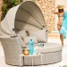 Диван-Трансформер AFINA плетеный из иск. ротанга AFM-325 Beige купить в Чебоксарах