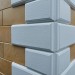 Угол Наружный к Фасадным Термопанелям Доломит Дагестанский Камень 400 мм Белый купить в Чебоксарах