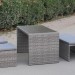 Диван-Трансформер AFINA плетеный из иск. ротанга S330G-W78 Grey купить в Чебоксарах