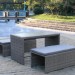 Диван-Трансформер AFINA плетеный из иск. ротанга S330G-W78 Grey купить в Чебоксарах