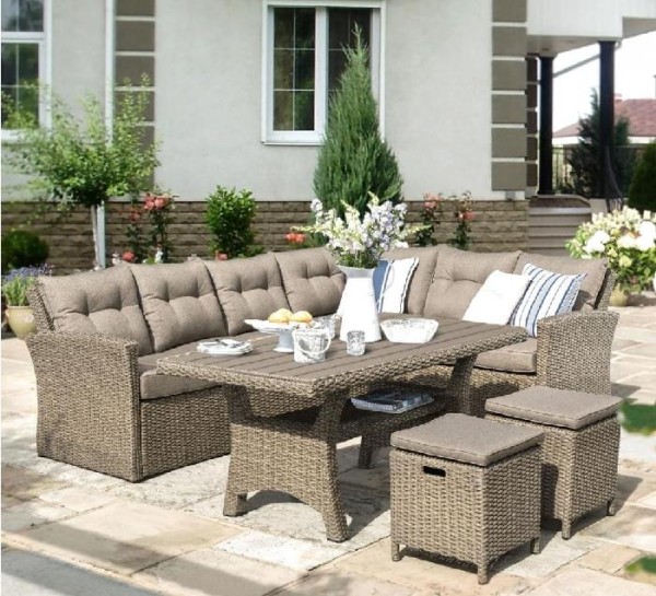 Комплект мебели AFINA плетеной из иск. ротанга AFM-307B Beige купить в Чебоксарах