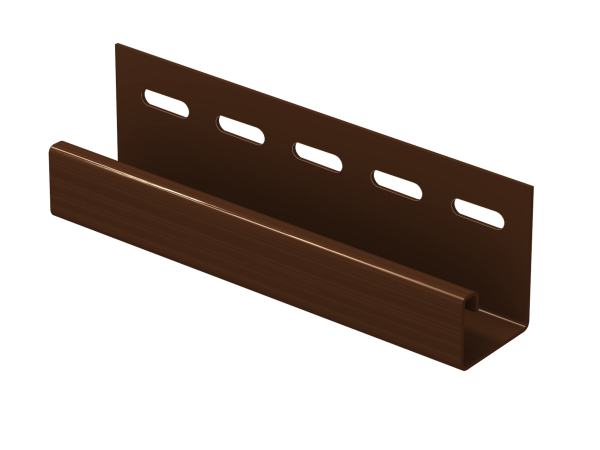 J-планка Ю-пласт Классика коричневая купить в Чебоксарах