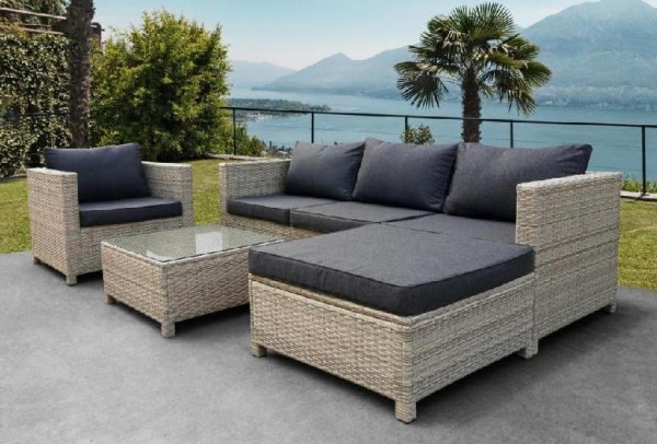 Комплект мебели AFINA плетеной из иск. ротанга YR821G Grey/Grey купить в Чебоксарах
