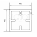Столб SEQUOIA Evolution 3D WOOD BROWN купить в Чебоксарах