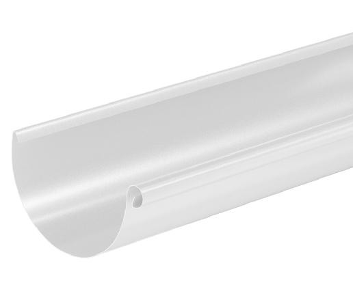 Водосток Aquasistem, система 125x90 - Водосточный желоб 3.00м RAL 9003 Белый купить в Чебоксарах