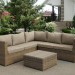 Комплект мебели AFINA плетеной из иск. ротанга YR825B Beige купить в Чебоксарах