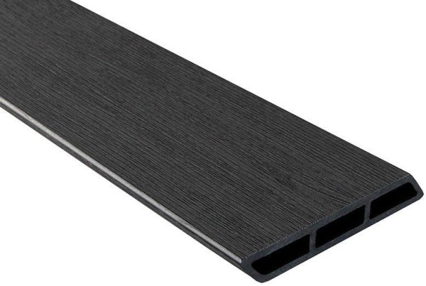 Доска Ромбус 3D ДПК Outdoor STORM BLACK черная купить в Чебоксарах