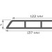 Доска Ромбус 3D ДПК Outdoor STORM GREY серая микс купить в Чебоксарах