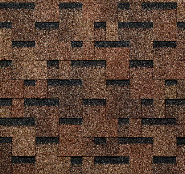 Гибкая черепица EURASIA Docke, Коллекция Лабиринт Светло-коричневый купить в Чебоксарах