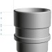 Муфта Docke Lux ПВХ Пломбир купить в Чебоксарах