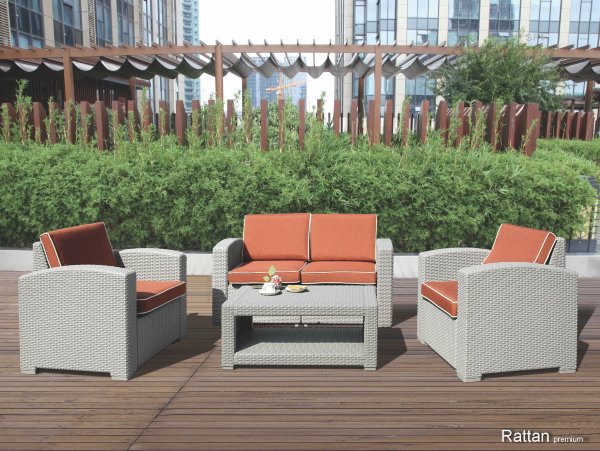 Уличные диваны и кресла коллекции Rattan Premium 4 купить в Чебоксарах