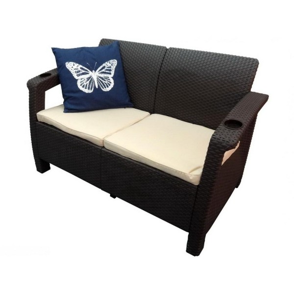 Двухместный диван Yalta Sofa Seаt венге купить в Чебоксарах