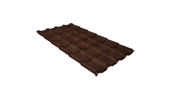 Металлочерепица камея 0,45 Safari Twincolor Brown купить в Чебоксарах