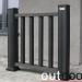 Ограждение из ДПК Outdoor Классик 3D STORM чёрный купить в Чебоксарах