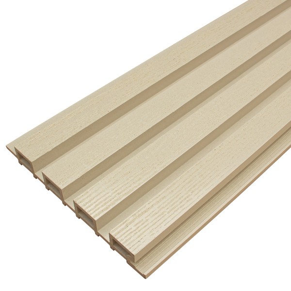 Фасадная доска из ДПК Faynag Wood Рейка Слоновая кость купить в Чебоксарах