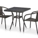 Комплект плетеной мебели AFINA из иск. ротанга T282BNT/Y137C-W53 Brown 2Pcs купить в Чебоксарах